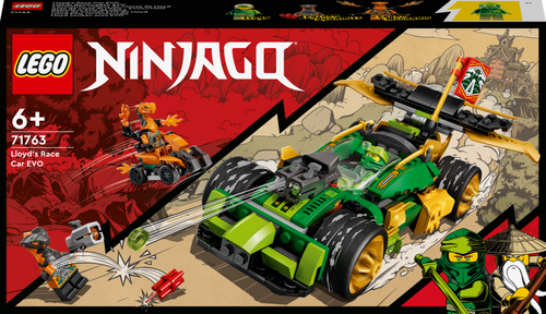 Конструктор LEGO NINJAGO Гоночний автомобіль Ллойда EVO 279 деталей (71763)