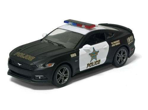 Машинка Kinsmart Ford Mustang GT (Police) 2006 1:38 KT5091WP (полиция)