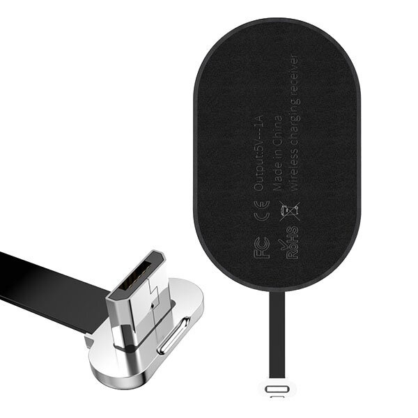 Модуль для бездротовий зарядний пристрій Baseus Microfiber Wireless Charging For Type-c Black