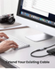 Адаптер UGREEN US381 USB3.0 A/F to A/F Adapter Aluminum Case (UGR-20119)