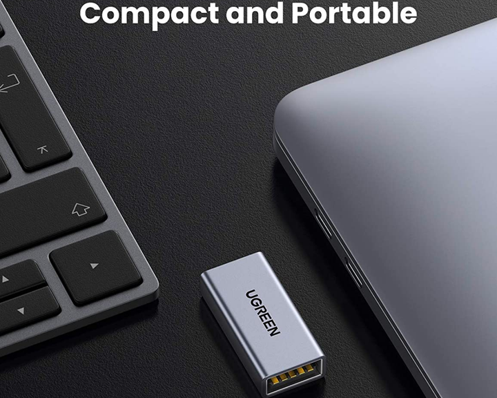 Адаптер UGREEN US381 USB3.0 A/F to A/F Adapter Aluminum Case (UGR-20119)