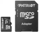 Карта памяти microSDXC (UHS-1) Patriot LX Series 128Gb class 10 (adapter SD) (PSF128GMCSDXC10)