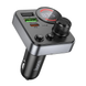 АЗУ з FM-модулятором HOCO E86 Alegria 48W dual port PD30W+QC3.0 car BT FM transmitter Black (6942007646956)