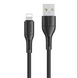 Кабель Usams US-SJ500 U68 Lightning Charging & Data Cable 1m Black (SJ500USB01)