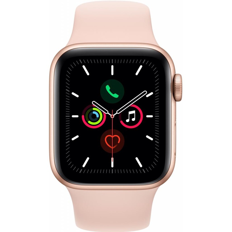 Смарт-годинник Apple Watch SE GPS 40mm Gold Aluminum Case with Pink Sand Sport Band (MYDN2), Рожевий