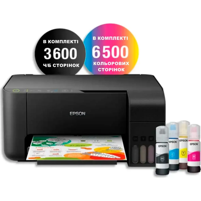 Многофункциональное устройство Epson ECOTANK L3210 (C11CJ68401)