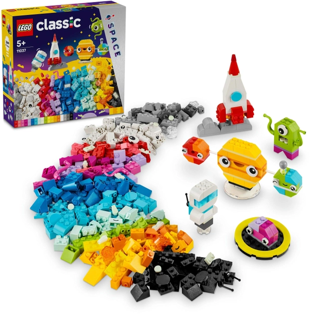 Конструктор LEGO Classic Творчі космічні об'єкти 450 деталей (11037)