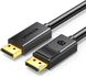 Кабель Ugreen DP102 DisplayPort 1.2 Male to Male Cable 1.5 м Black (UGR-10245)