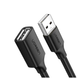 Кабель UGREEN US103 USB 2.0 A Male to A Female Cable 3m (Black)(UGR-10317)