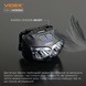 Налобный фонарик Videx 500Lm 5000K с датчиком движения (VLF-H055D)
