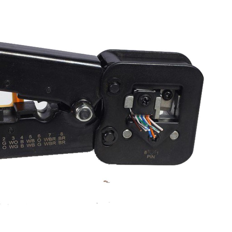 Інструмент Cablexpert RJ45/RJ12/RJ11, обрізає при обжимці (T-WC-05)