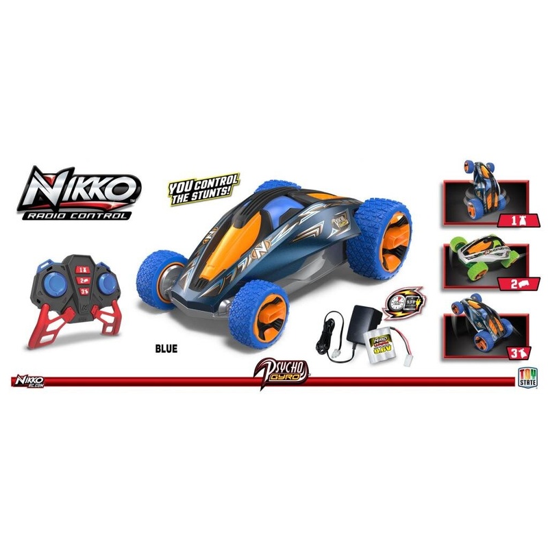 Радіокерована іграшка Nikko Psycho Gyro синій (90251)