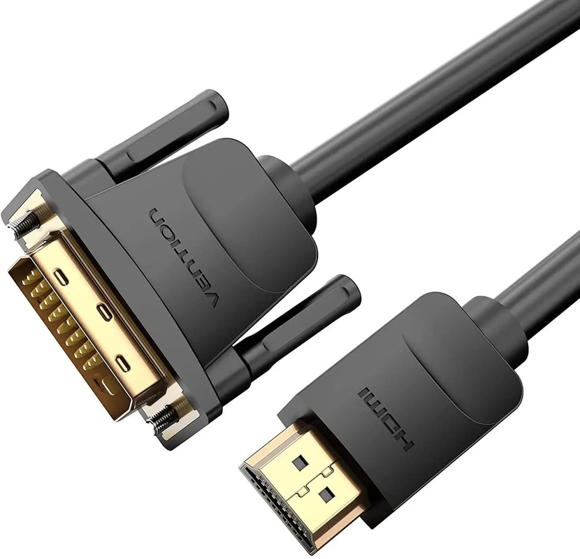 Кабель Vention HDMI to DVI Cable 1M Black (ABFBF)