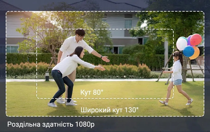 IP-камера відеоспостереження Xiaomi Mi Wireless Outdoor Security Camera 1080p Set (BHR4435GL)