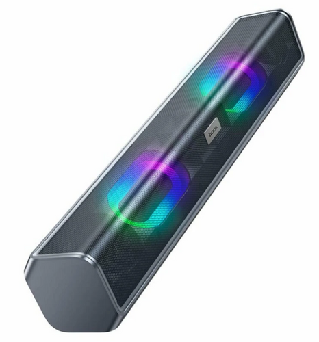Портативна бездротова колонка Hoco BS49 Dazzling sound desktop wireless speaker Black
