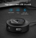 Хаб UGREEN USB 2.0 Hub 4 Ports 1m Black (UGR-20277)