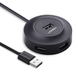 Хаб UGREEN USB 2.0 Hub 4 Ports 1m Black (UGR-20277)