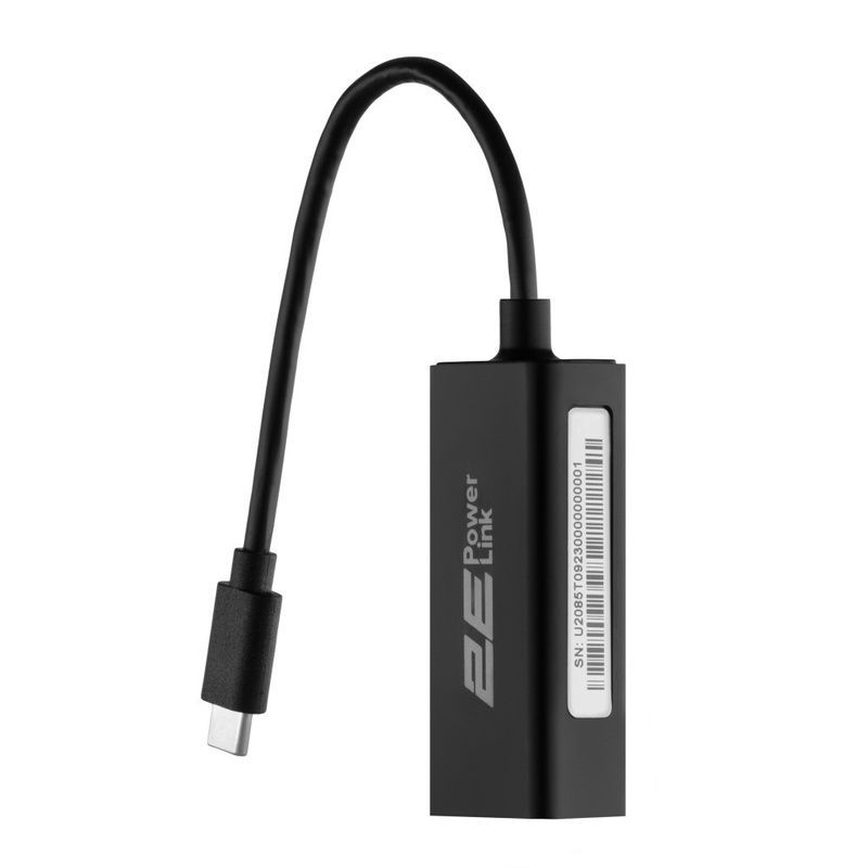Сетевой адаптер 2E USB Type-C to Gigabit Ethernet (2E-U2085T)
