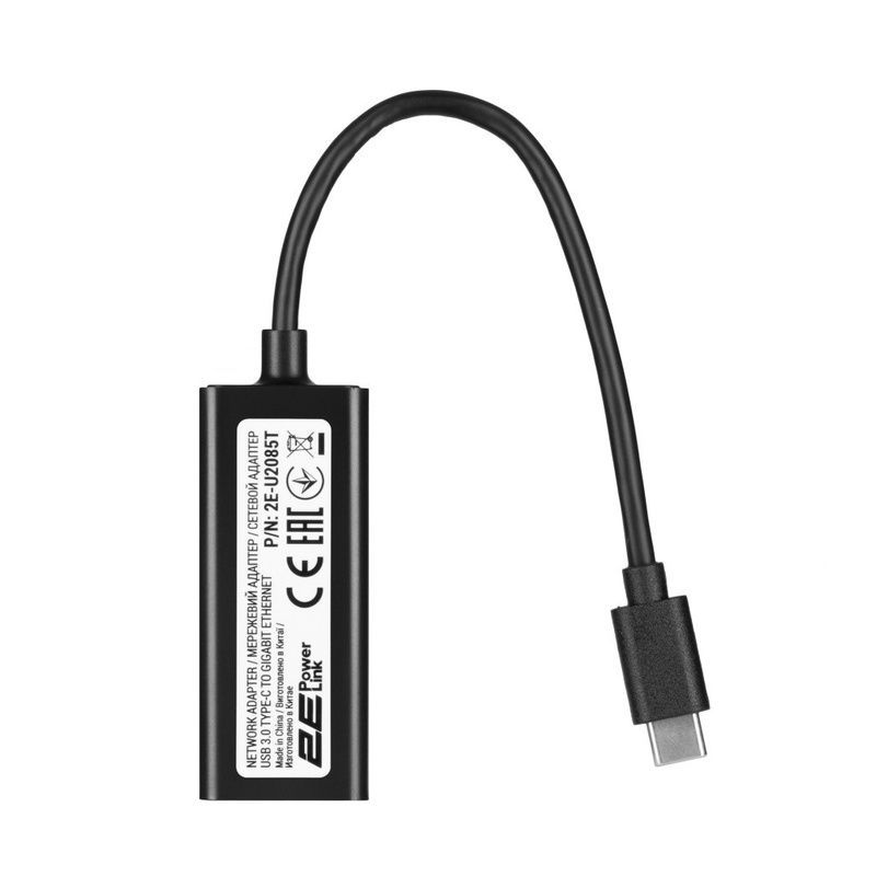 Сетевой адаптер 2E USB Type-C to Gigabit Ethernet (2E-U2085T)