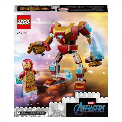 Конструктор LEGO Marvel Залізна людина: робот 130 деталей (76203)