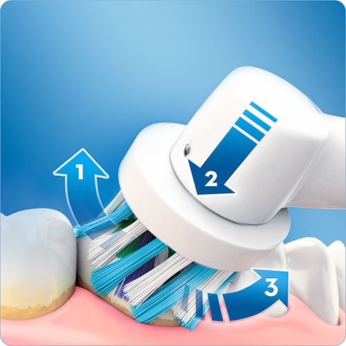 Електрична зубна щітка Oral-B Pro 600 CrossAction Colour Edition Pink (D16.513)