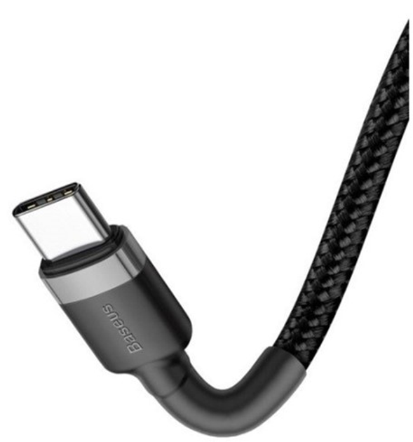 Кабель Baseus Cafule PD2.0 60W flash charging USB cableType-C-Type-C (20V 3A)2M Gray+Black (CATKLF-HG1)