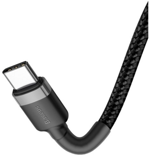 Кабель Baseus Cafule PD2.0 60W flash charging USB cableType-C-Type-C (20V 3A)2M Gray+Black (CATKLF-HG1)