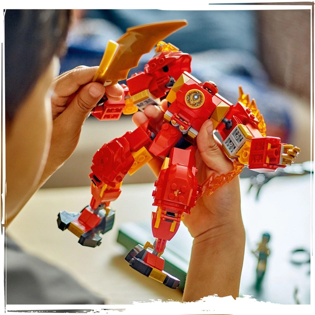Конструктор LEGO NINJAGO Робот вогняної стихії Кая 322 деталей (71808)