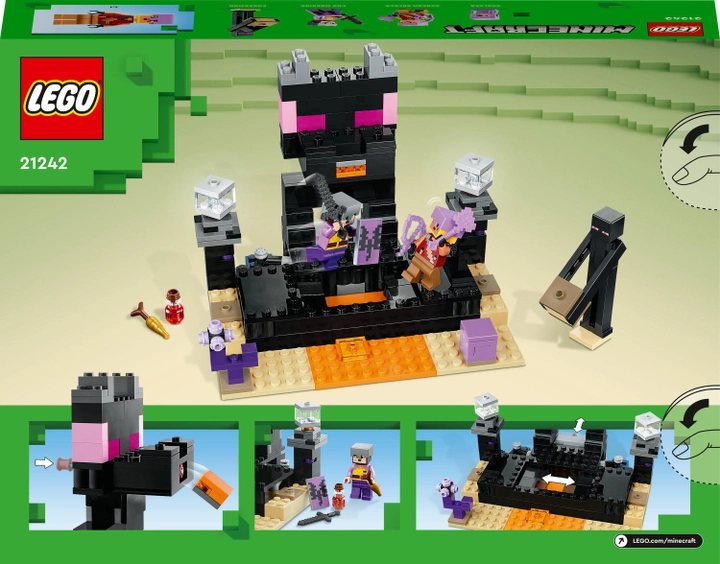 Конструктор LEGO Minecraft Кінцева арена 252 деталі (21242)