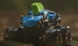 Машинка инерционная Road Rippers Punker Rev Up Monsters голубая (20175)