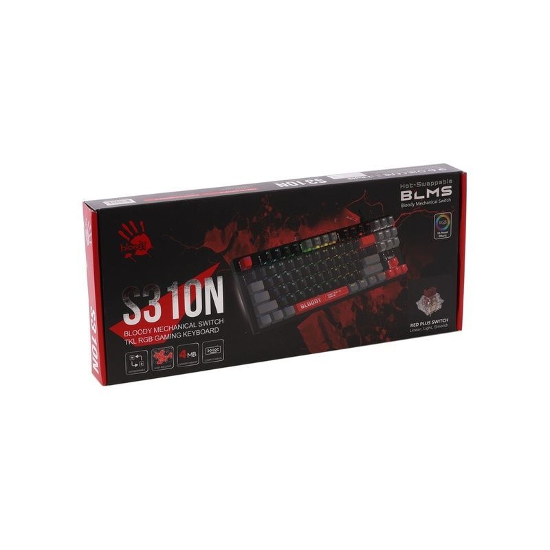 Клавиатура A4Tech Bloody S310N USB Energy Red (4711421000598)