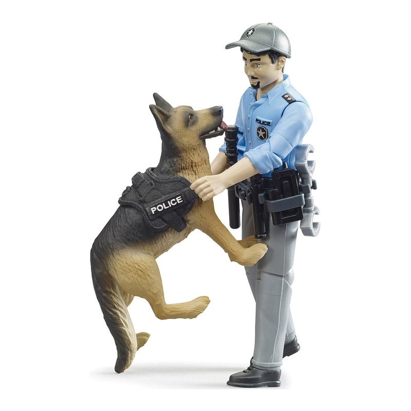 Ігровий набір Bruder Поліцейський з собакою (62150)