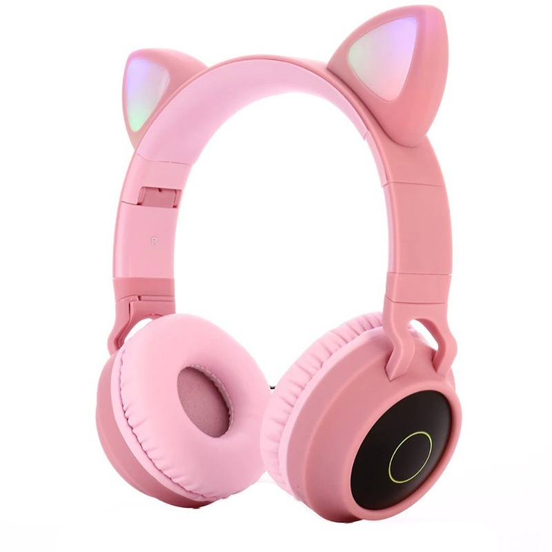 Наушники детские с ушками рожеви Havit HV-H625BT Bluetooth
