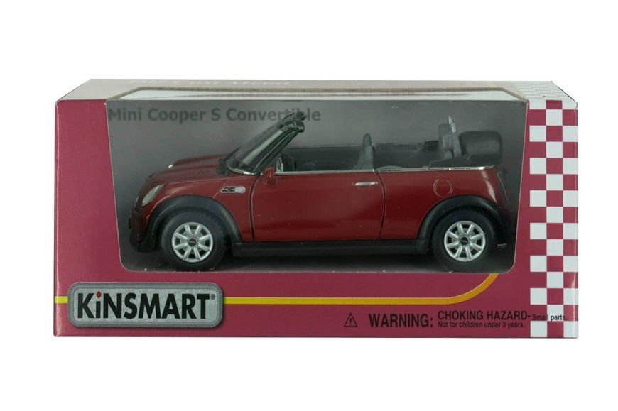 Машинка Kinsmart Mini Cooper S Convertible 1:28 KT5089W