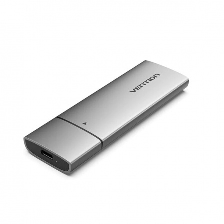 Внешний карман M.2 Vention NGFF SSD Enclosure (USB 3.1 Gen 2-C) Gray Aluminum Alloy Type (KPFH0)