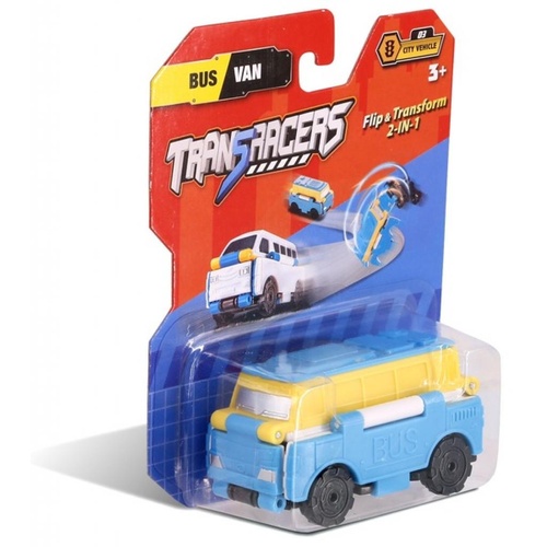 Машинка-трансформер TransRacers 2в1TransRacers Автобус-мікроавтобус (YW463875-11)
