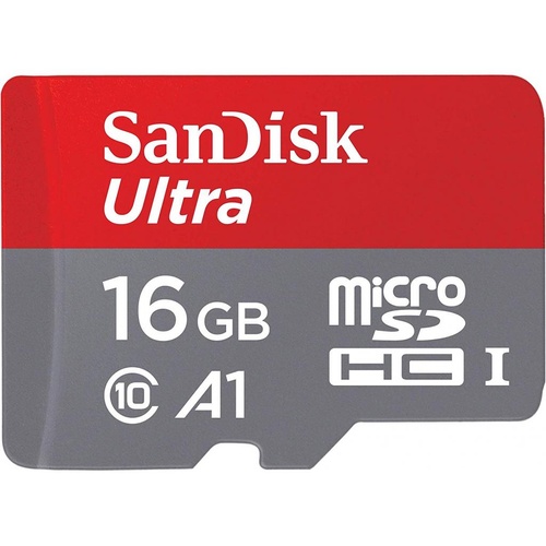Карта памяти SanDisk 16GB microSDHC class 10 UHS-I U1 A1 (SDSQUAR-016G-GN6MN)