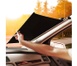 Автомобильная шторка на окно Baseus Auto Close Car Front Window Sunshade 58 'Silver (CRZYD-A0S)