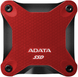 SSD ADATA SD620 1TB USB 3.2 520/460Mb/s Red (SD620-1TCRD)
