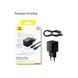 Зарядное устройство Baseus Palm Fast Charger 1C 20W + Cable 1.0m Type-C 60W black (P10111602113-01)