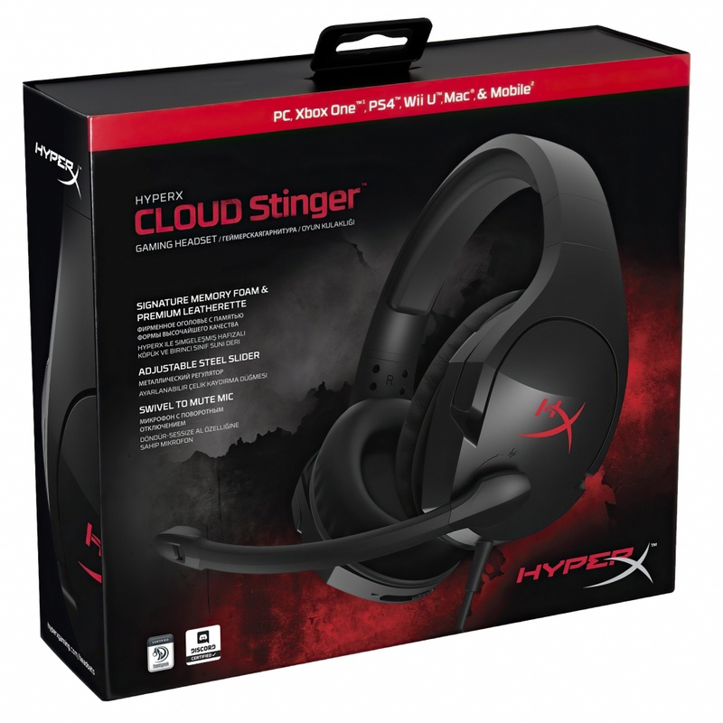 Навушники HyperX Cloud Stinger Black (4P5L7AX)